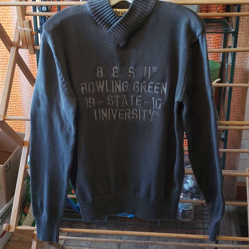 Bowling Green Knit Sweater BGSU LS sz S